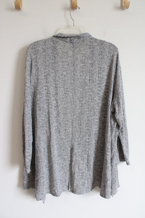 Lee Gray Knit Cardigan | 2X