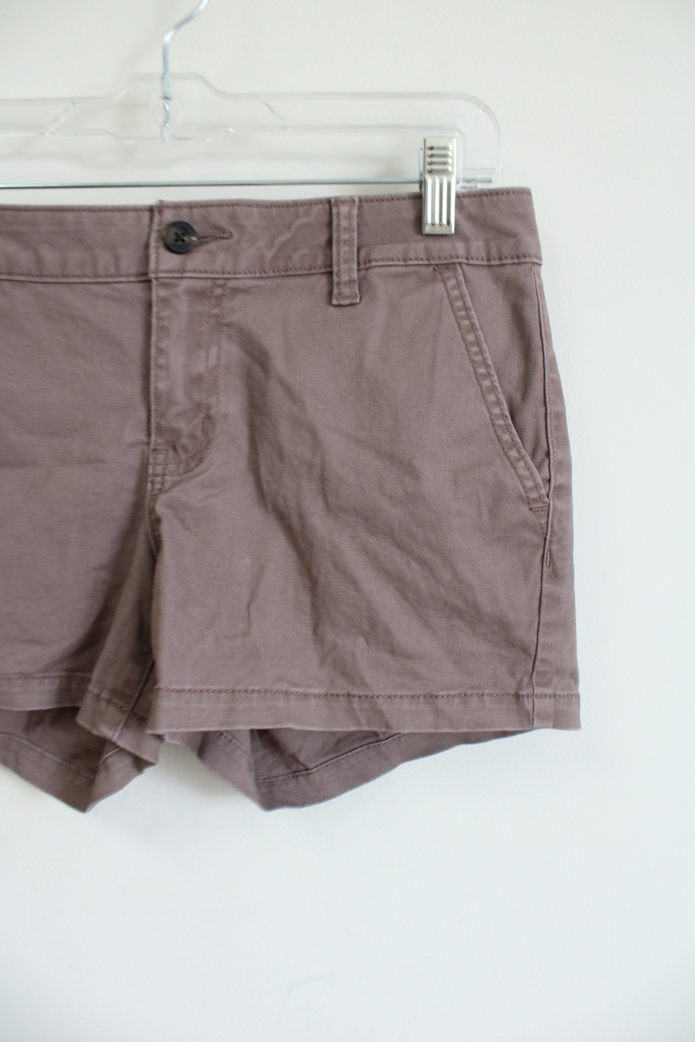 A.N.A Mid Rise Brown Shortie Short | 4