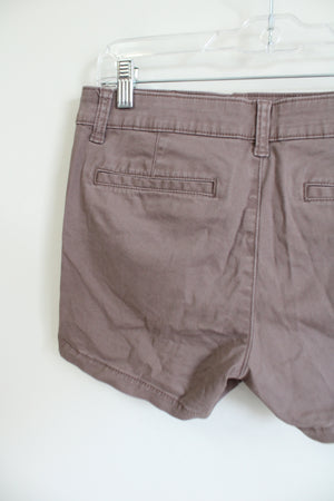 A.N.A Mid Rise Brown Shortie Short | 4