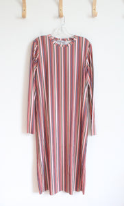 Zara Multi-Colored Striped Long Sleeved Dress | S