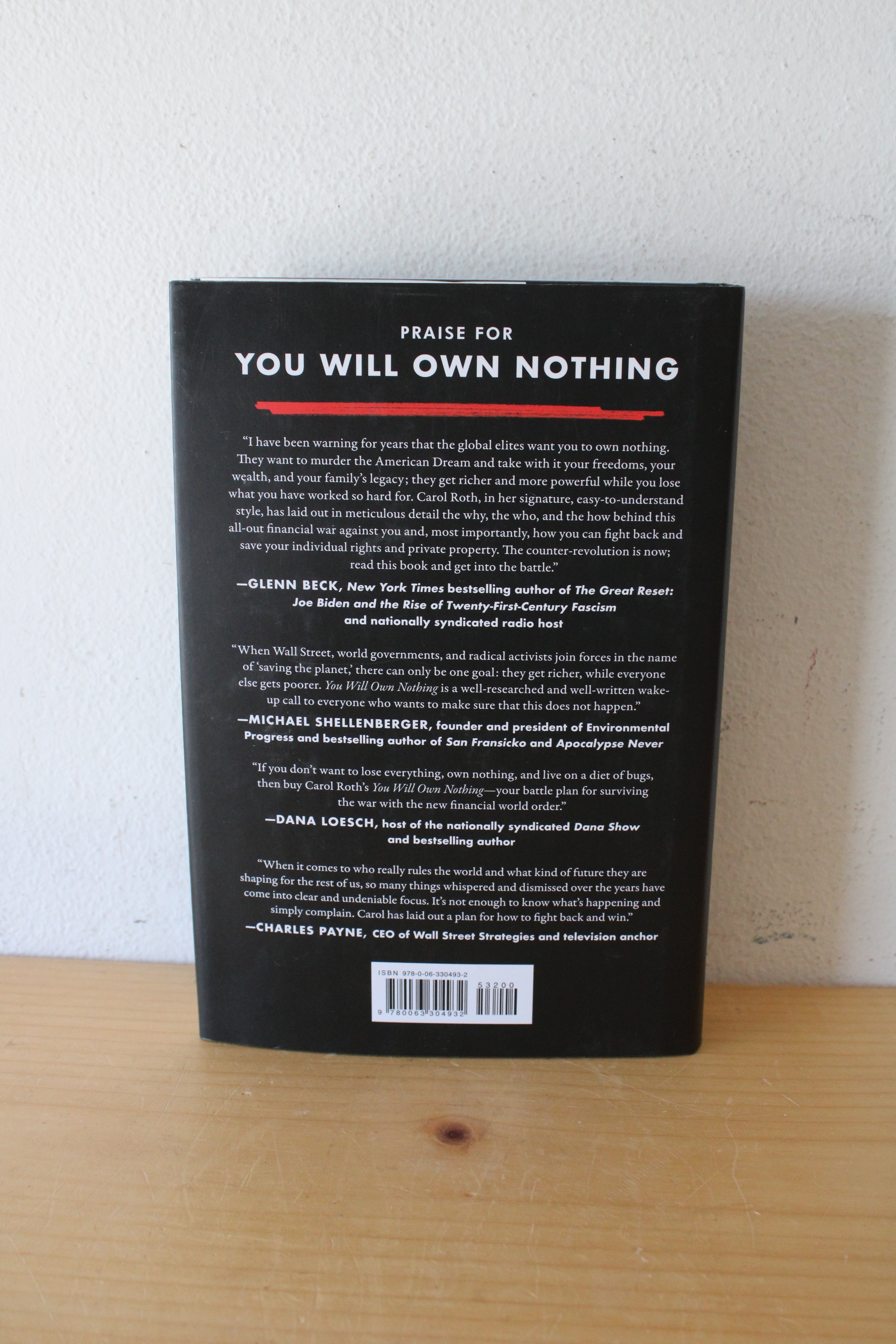 You Will Own Nothing: Your War With A Financial World Order & How To Fight Back By Carol Roth