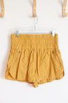 F Movement Mustard Yellow High Waisted Athletic Shorts | L