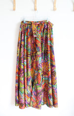 Ashley Stewart Multi-Colored Patterned Maxi Skirt | 3X