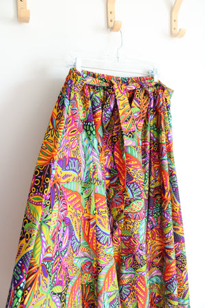 Ashley Stewart Multi-Colored Patterned Maxi Skirt | 3X