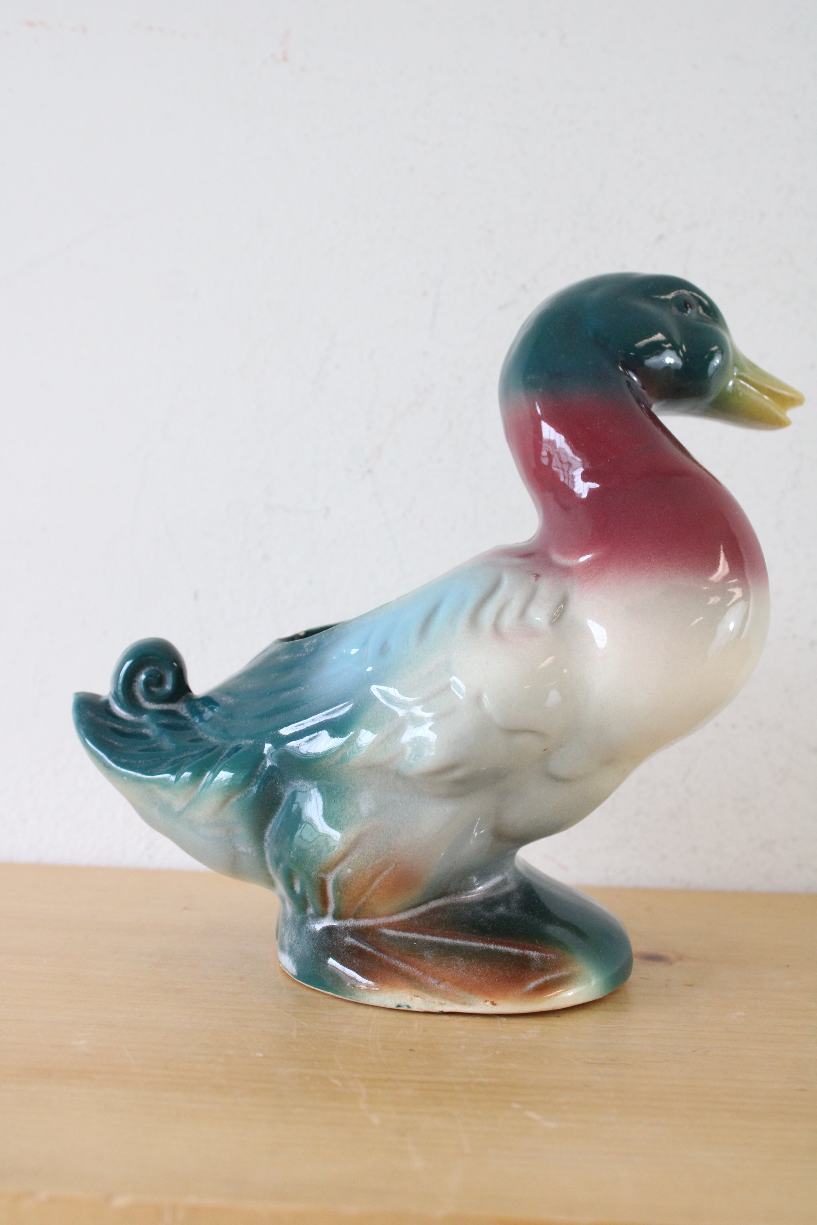 Vintage Royal Copley Mallard Duck Planter