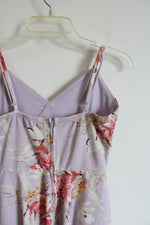 Trixxi Light Purple Floral Dress | S