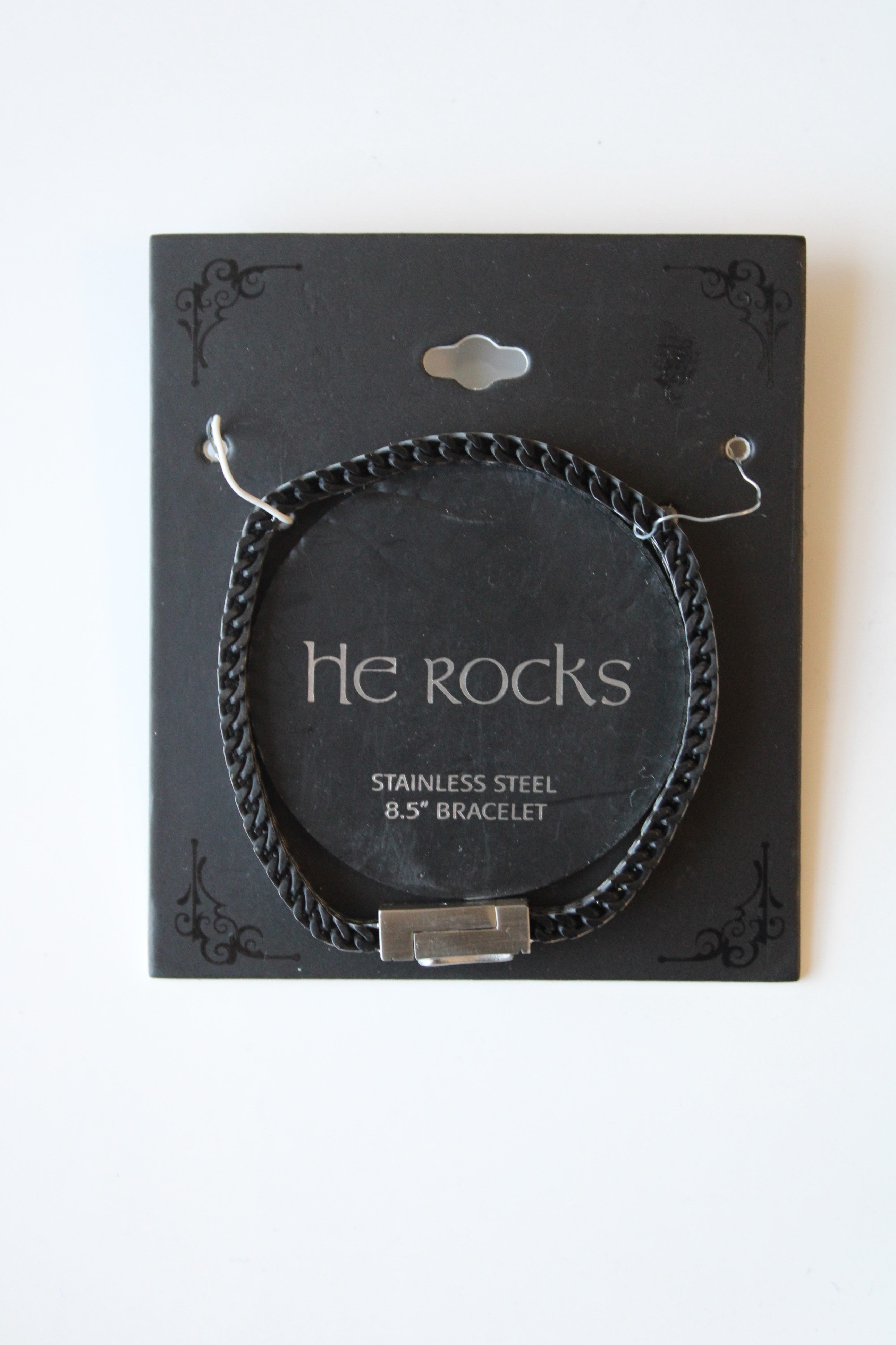 NEW He Rocks Stainless Steel 8.5" Bracelet