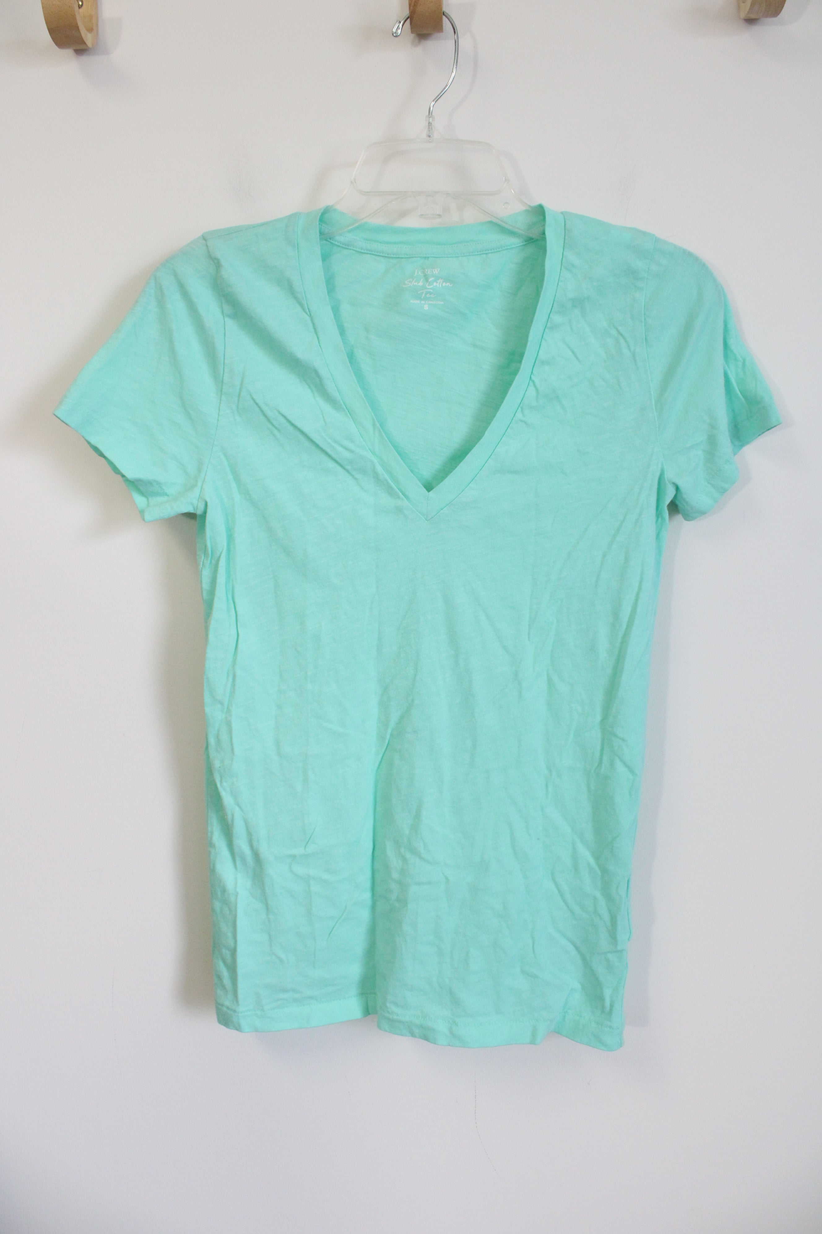 J.Crew Light Blue Cotton Tee | S