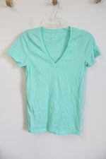 J.Crew Light Blue Cotton Tee | S