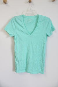 J.Crew Light Blue Cotton Tee | S