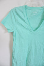 J.Crew Light Blue Cotton Tee | S