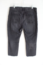 Old Navy Flare Ankle Black Denim Jeans | 14