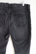 Old Navy Flare Ankle Black Denim Jeans | 14