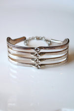 Silver Fork Cuff Bracelet