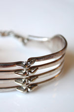 Silver Fork Cuff Bracelet