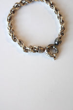 Toggle Clasp Sterling Silver Twist Chain Bracelet