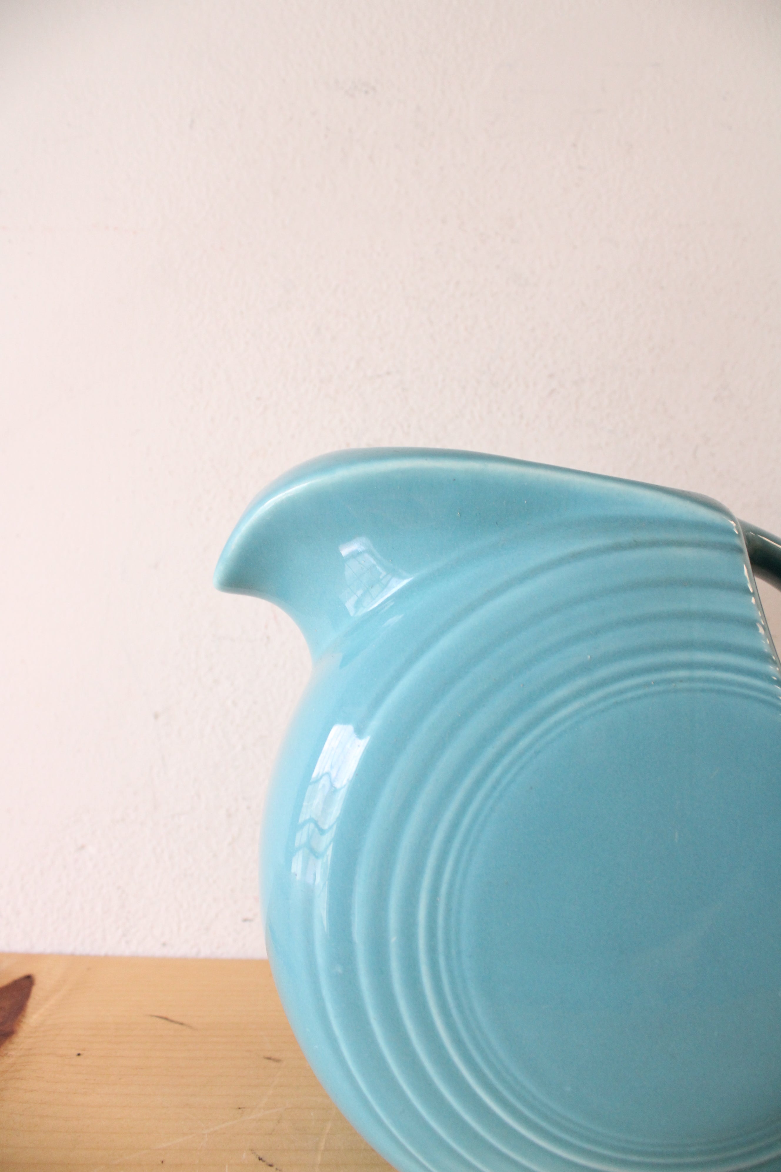 Fiestaware Turquoise Disc Pitcher