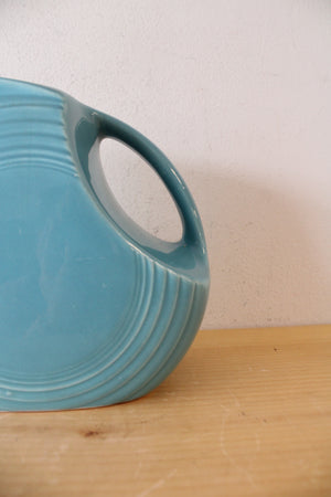 Fiestaware Turquoise Disc Pitcher