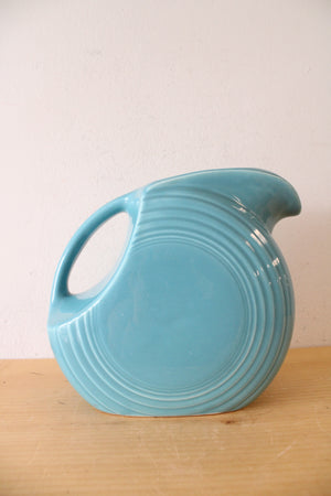 Fiestaware Turquoise Disc Pitcher