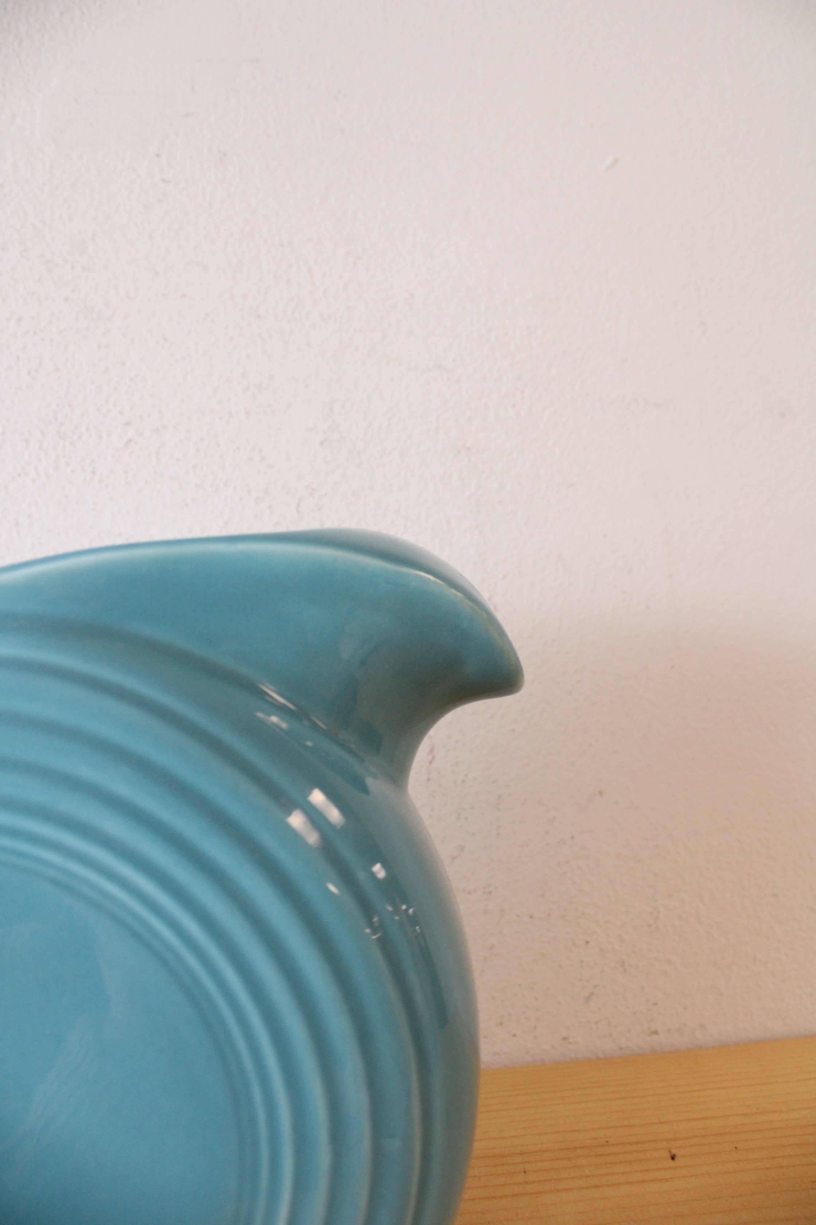 Fiestaware Turquoise Disc Pitcher