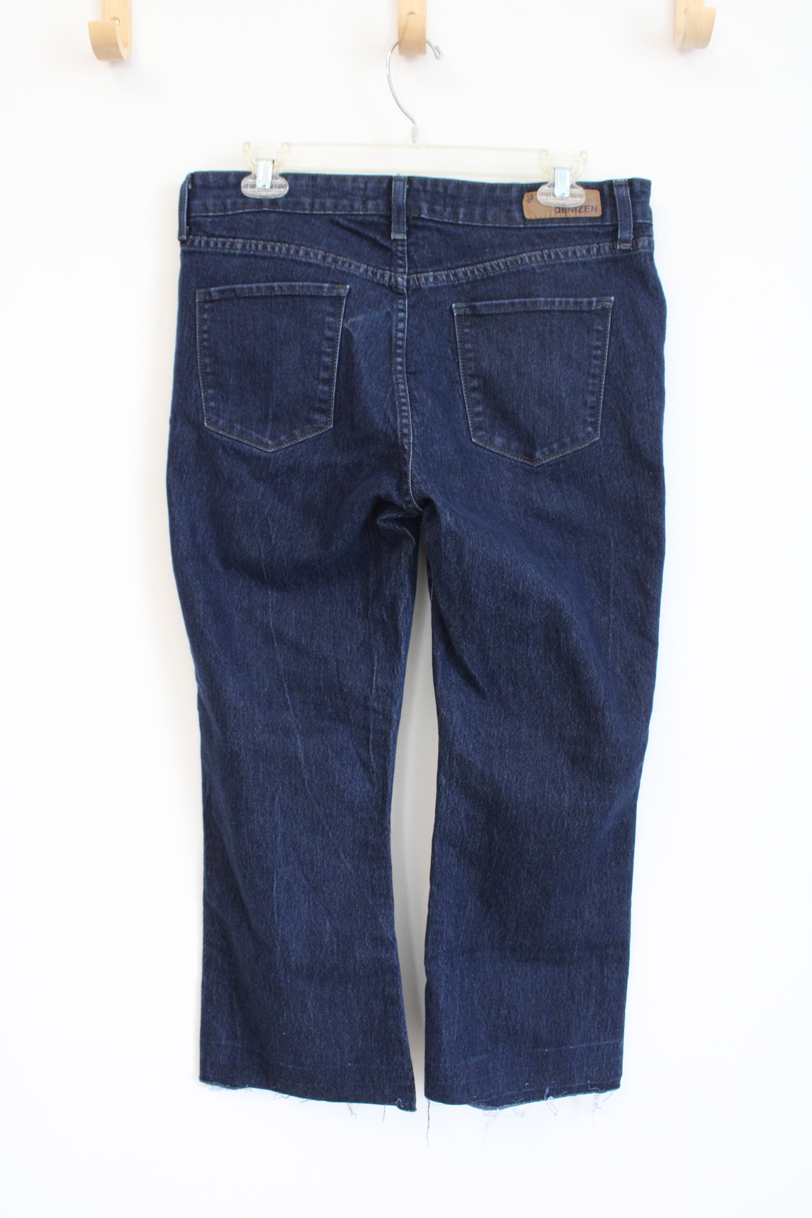 Levi's Denizen Dark Wash Cut Off Boot Cut Jeans | 32"