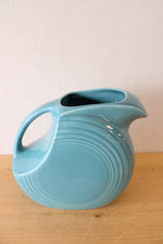 Fiestaware Turquoise Disc Pitcher