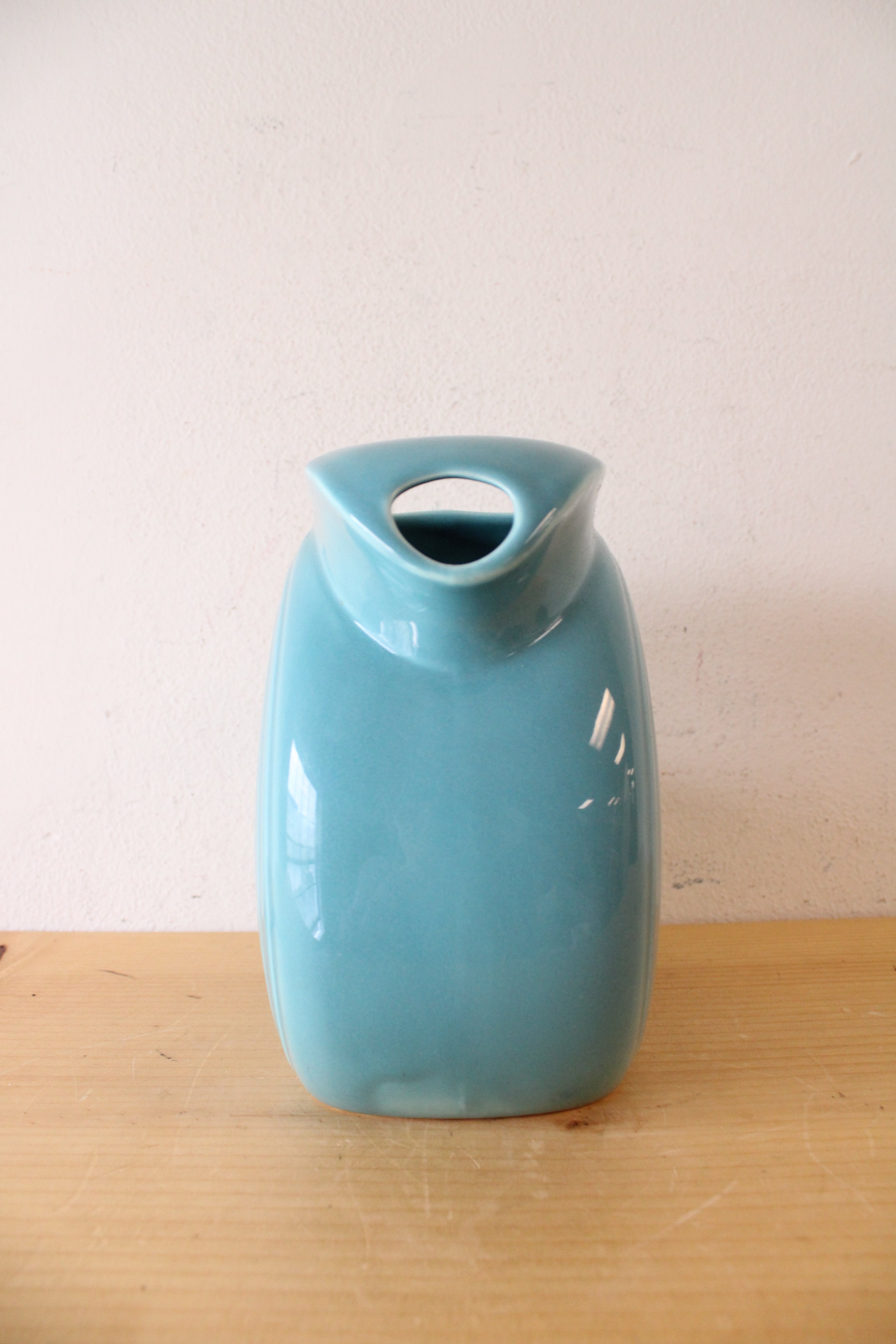 Fiestaware Turquoise Disc Pitcher