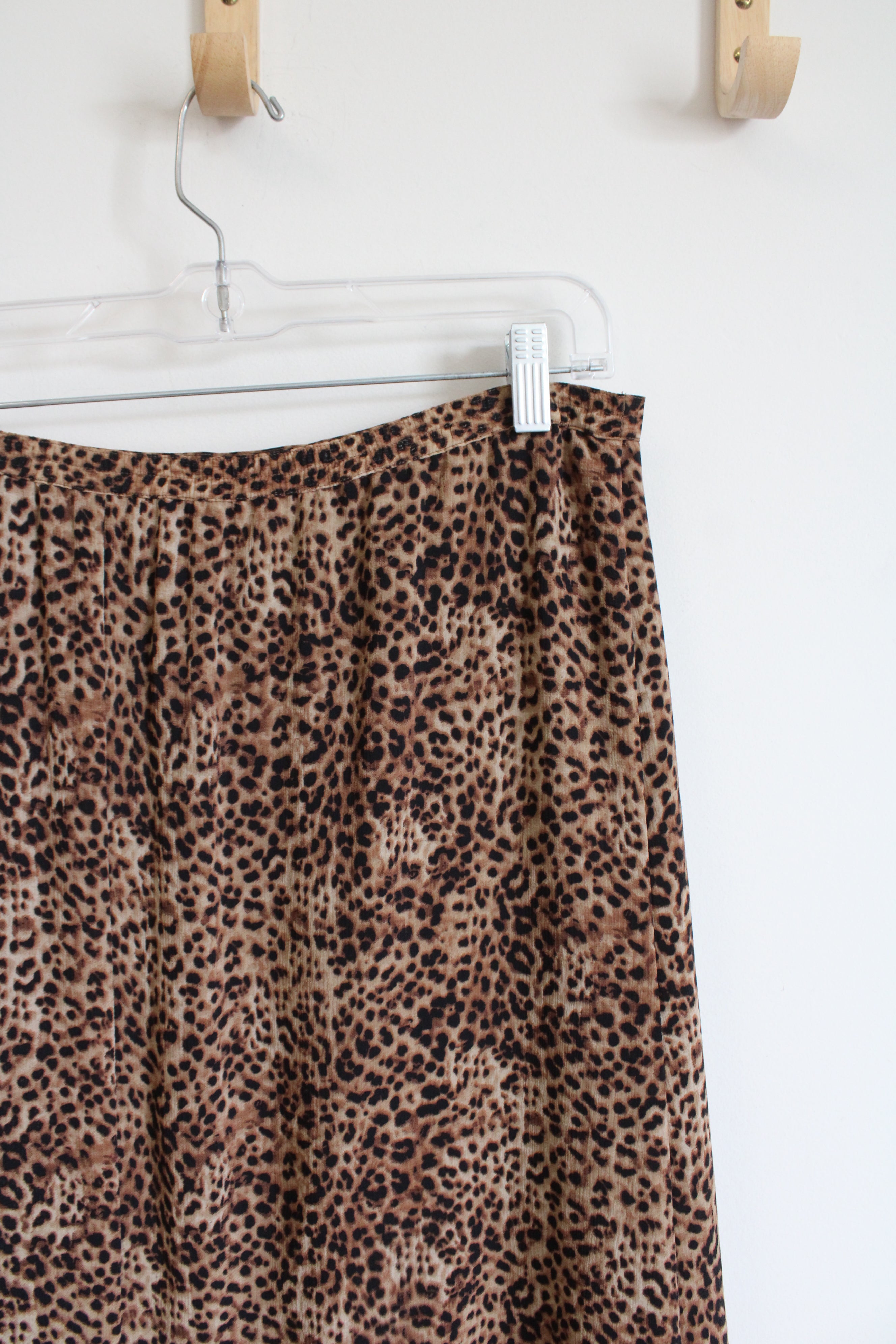 Emma James Flowy Leopard Print Skirt | 4 Petite