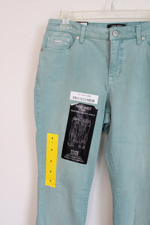 NEW Nine West Gramercy Skinny Ankle Blue Jeans | 8