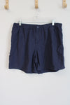 Columbia Blue Nylon Shorts | XL