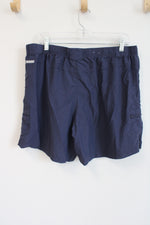 Columbia Blue Nylon Shorts | XL