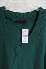 NEW Lane Bryant Evergreen V-Neck Knit Sweater | 26/28