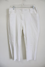 Talbots Curvy White Pants | 12