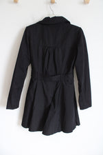 Maurices Black Lightweight Trench Coat | S