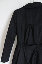 Maurices Black Lightweight Trench Coat | S