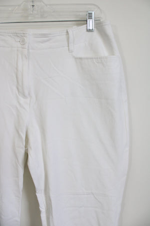 Talbots Curvy White Pants | 12