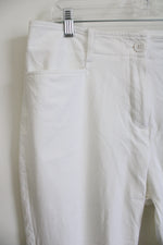 Talbots Curvy White Pants | 12