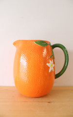 Arlington Designs Orange Textured Large Pitcher