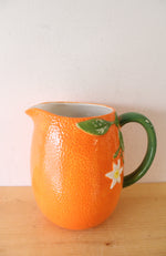 Arlington Designs Orange Textured Large Pitcher