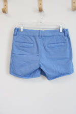 American Eagle Blue Super Stretch Midi Chino Shorts | 10