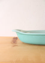 Prizer Ware Teal Long Ceramic Oval Dish