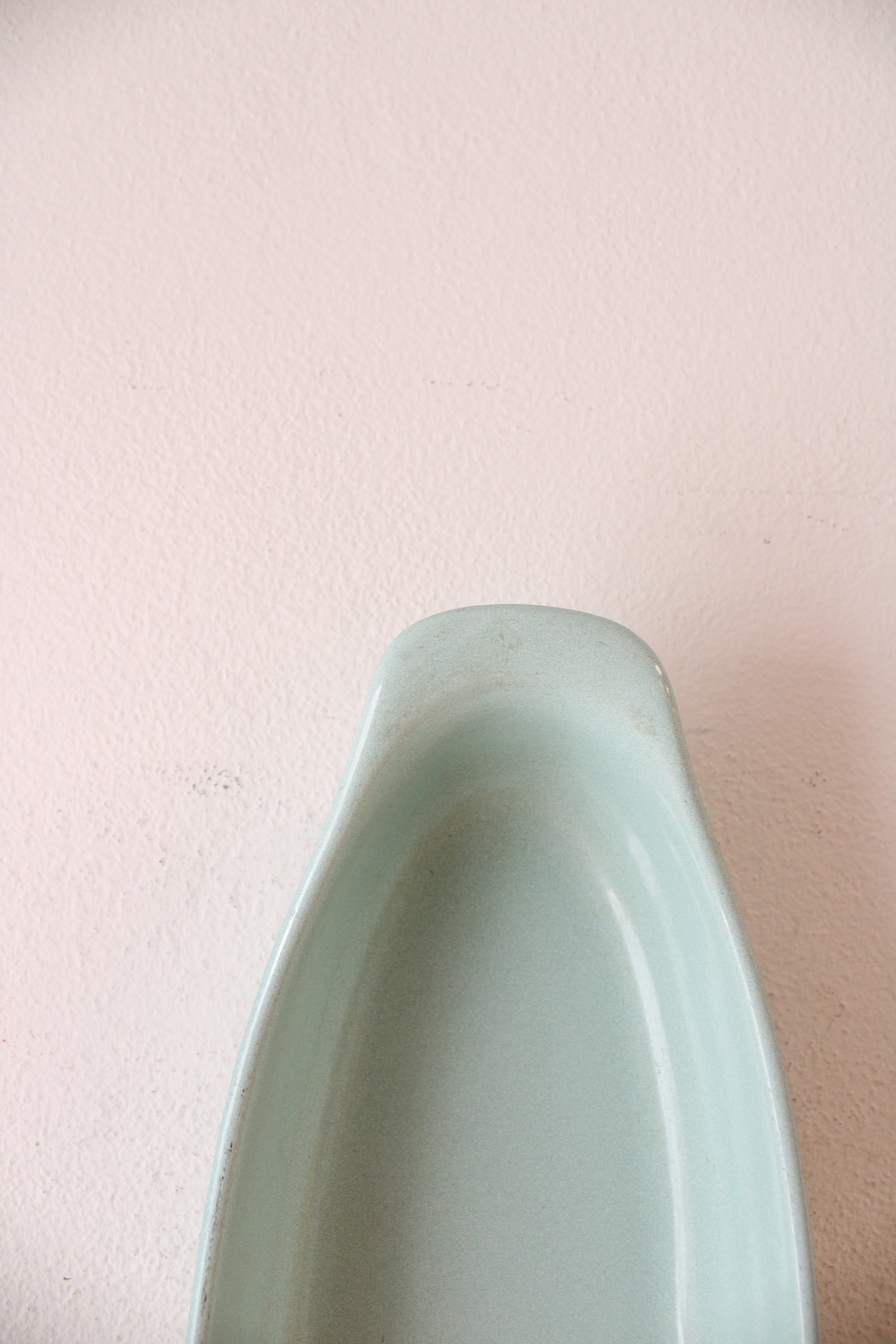 Prizer Ware Teal Long Ceramic Oval Dish