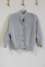 Stillman Studio Angora Fur Light Gray Jacket | L