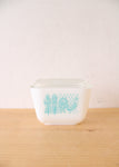 Pyrex Vintage #501 Amish Butterprint Small Covered Refrigerator Dish