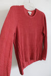 LOFT Pink Knit Sweater | L