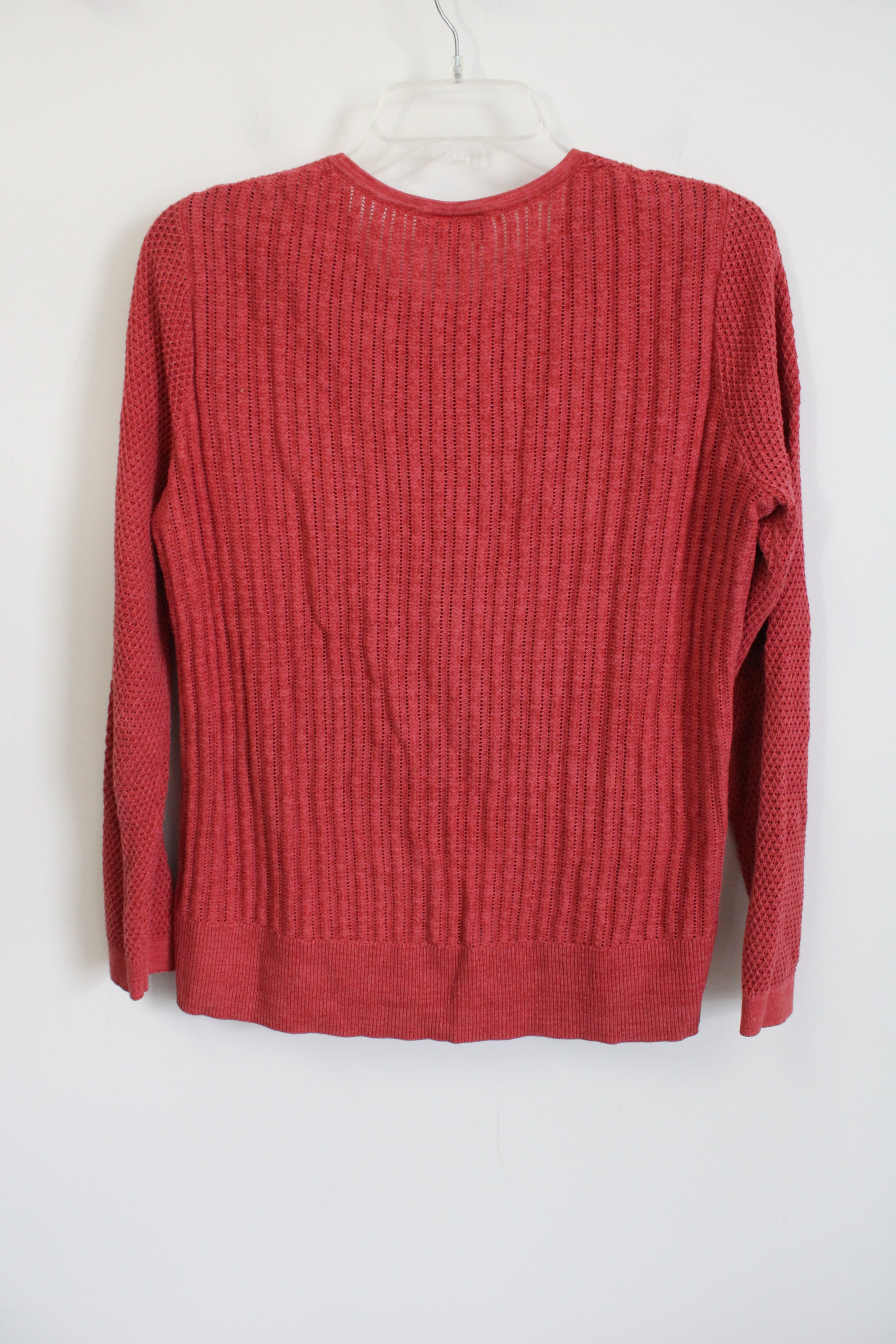 LOFT Pink Knit Sweater | L