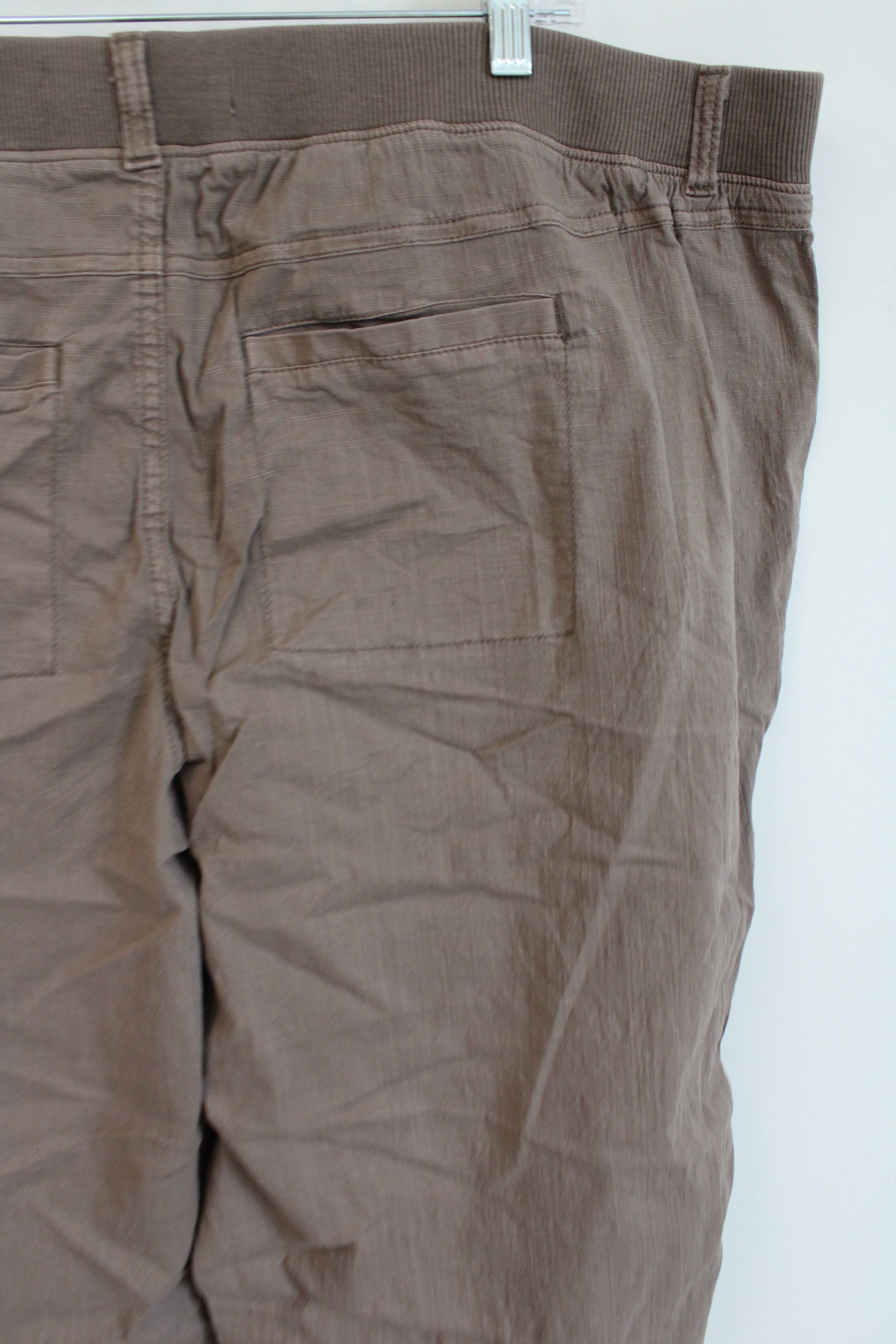 Sonoma Brown Lightweight Cotton Pants | 22W