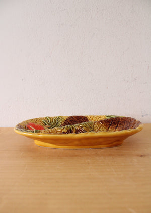 Florida Pineapple & Floral Small Divided Tray