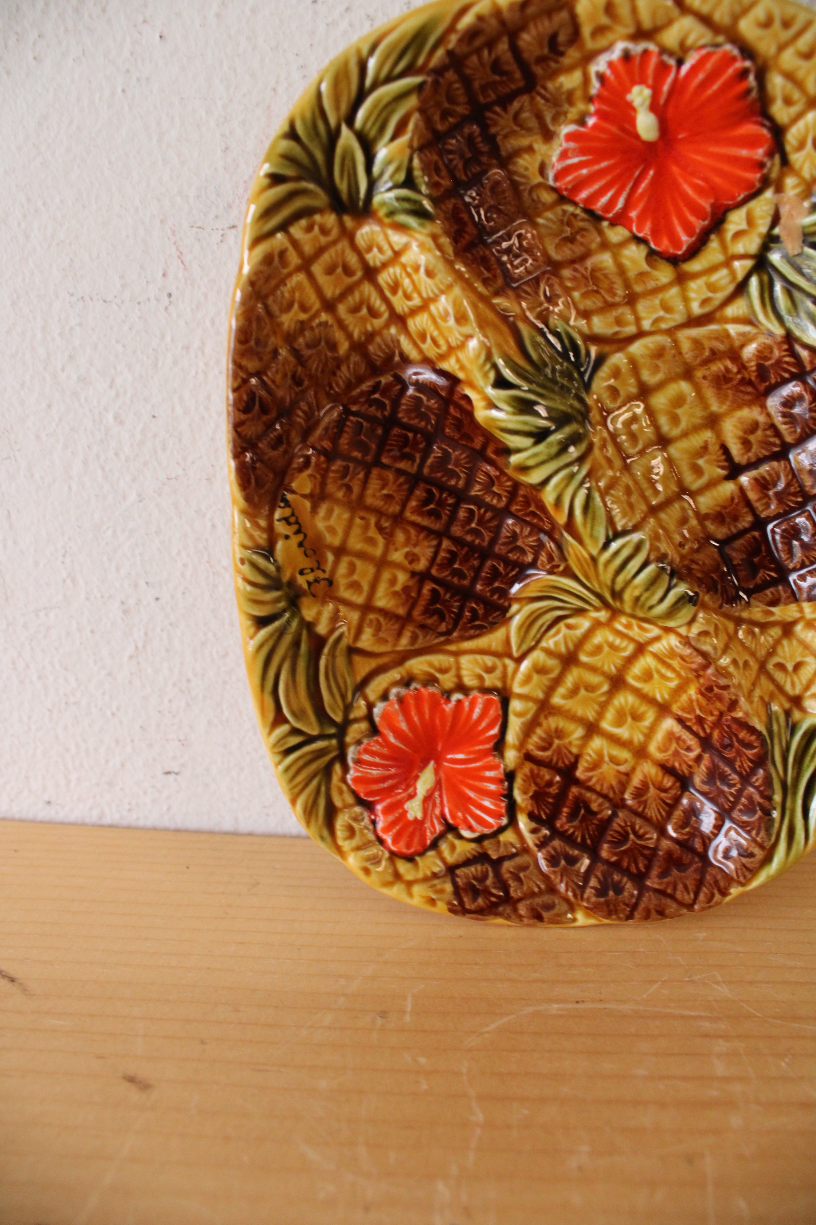 Florida Pineapple & Floral Small Divided Tray