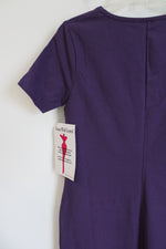 NEW Women With Control Purple Stretch Tee Dress | S